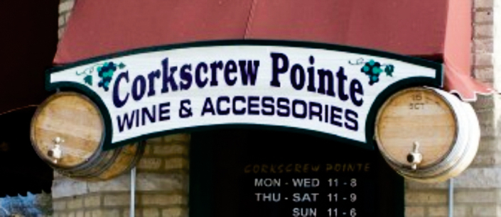 Corkscrew Pointe Awning Sign