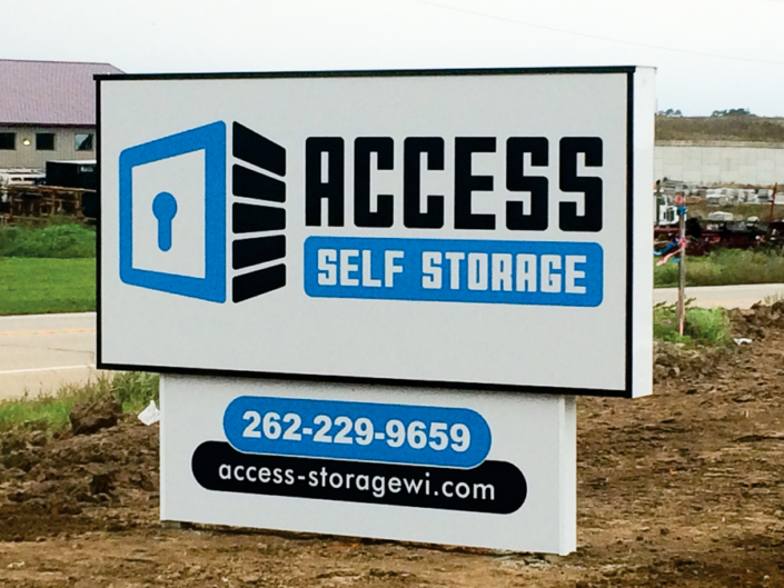 Access Self Storage Site Sign