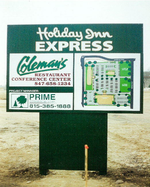 Holiday Inn Express Site Sign