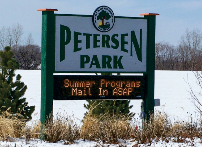 Petersen Park Sign